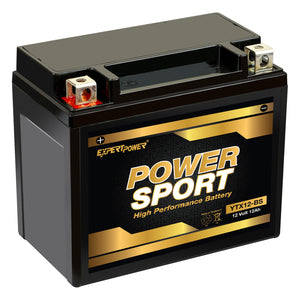 12V 12Ah Power Sport Battery YTX12-BS Replacement Battery