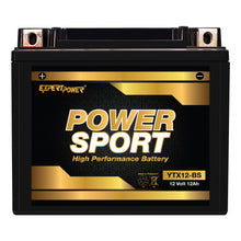 Load image into Gallery viewer, 12V 12Ah Power Sport Battery YTX12-BS Replacement Battery