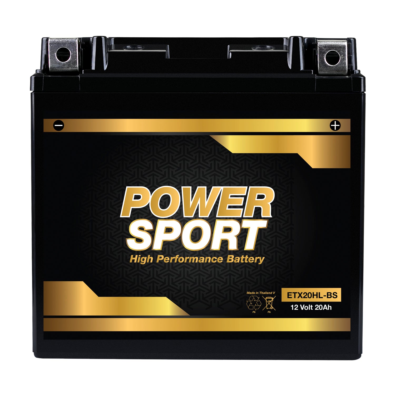 YTX20L-BS Battery Replacement for Yuasa YTX20L / YTX20L-BS 