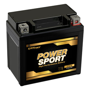 12V 6Ah Power Sport Battery  ETZ7S YTZ7S Replacement Maintenance Free Battery