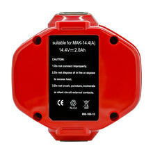 Load image into Gallery viewer, 2 x 14.4V 2000mAh Battery for MAKITA 193985-8 6233D 6237D 6333D 6336D 8433D