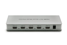 Load image into Gallery viewer, HDMI 4 Ports Quad HDMI Multi-Viewer Screen Divider Switch  1080p @ 60Hz  5 Modes