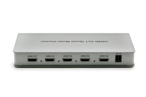 HDMI 4 Ports Quad HDMI Multi-Viewer Screen Divider Switch  1080p @ 60Hz  5 Modes