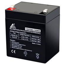 Load image into Gallery viewer, 12V 5Ah AGM Rechargeable Sealed Lead Acid Battery