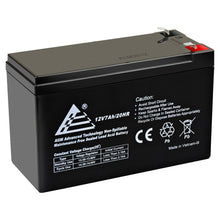 Load image into Gallery viewer, 12V 7Ah Rechargeable AGM Sealed Lead Acid Battery