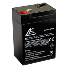 Load image into Gallery viewer, 6V 5Ah Rechargeable Sealed Lead Acid Battery