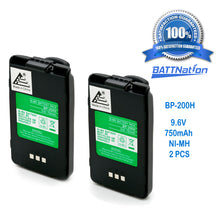 Load image into Gallery viewer, Battnation 2 X BP-200L 200M Battery for ICOM IC-T8A IC-T8E IC-T8HP IC-T81A IC-T81E IC-T81HP