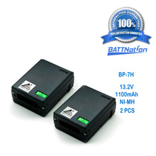 Load image into Gallery viewer, 2 Packs of 13.2V 1100mAh Ni-Mh Batteries for ICOM BP-7 BP-7H CM-7 CM-7H IC-H2 IC-H6