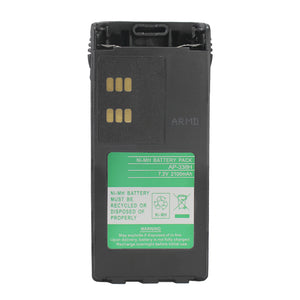 Battnation 2pcs 2100mAh Extended HNN9008 HNN9009 Battery for MOTOROLA HT750 HT1250 HT1550