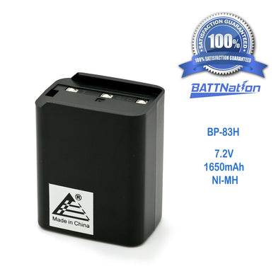 7.2V 1650mAh Ni-Mh Battery for ICOM BP-82 BP-83 BP-83A BP-84 BP-84M IC-24AT